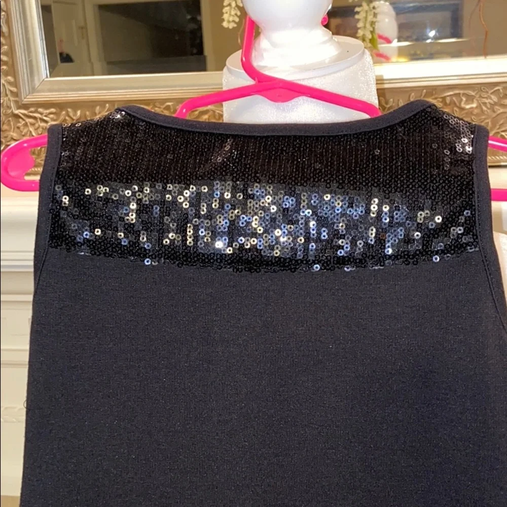 Children’s Place Black Sleeveless Dress w/Sequins